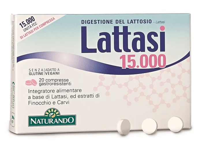 NATURAndo Naturando Lactase 15000 supplement 20 capsules