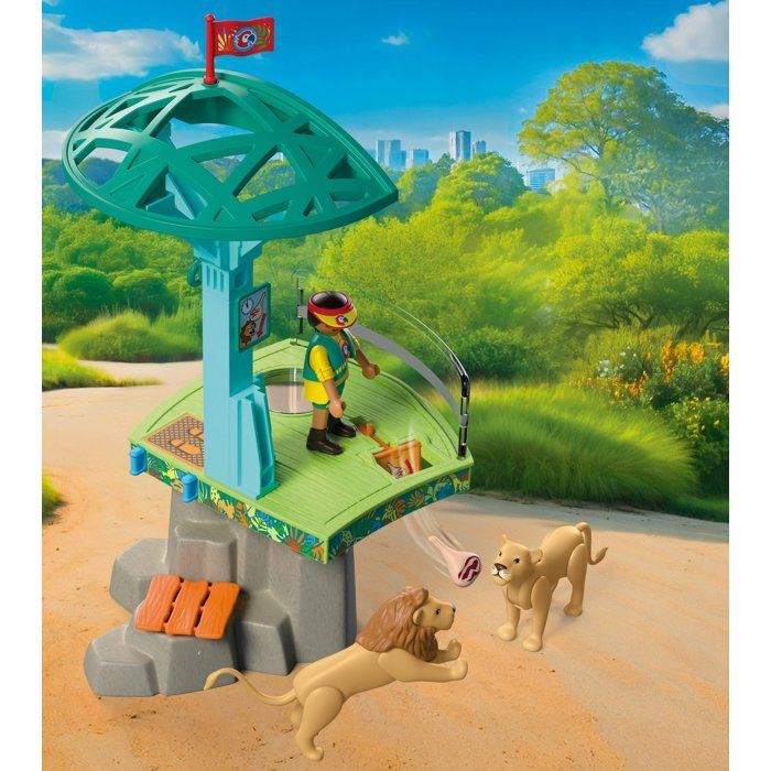Playmobil 72070 Zoo: Adventure Park in the Middle of Wild Animals