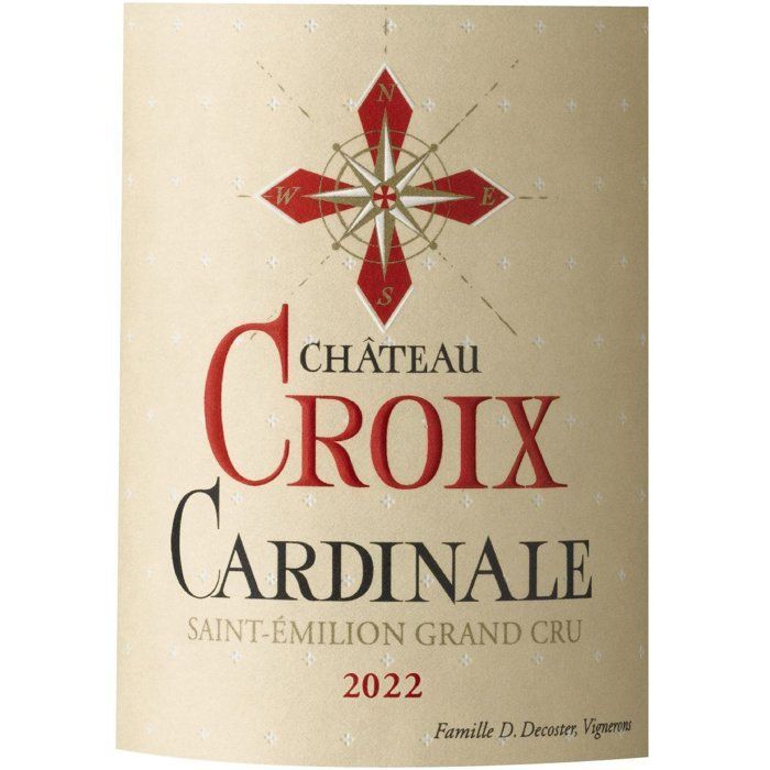 Château Croix Cardinale 2022 Saint-Emilion Grand Cru - Vino Tinto Burdeos