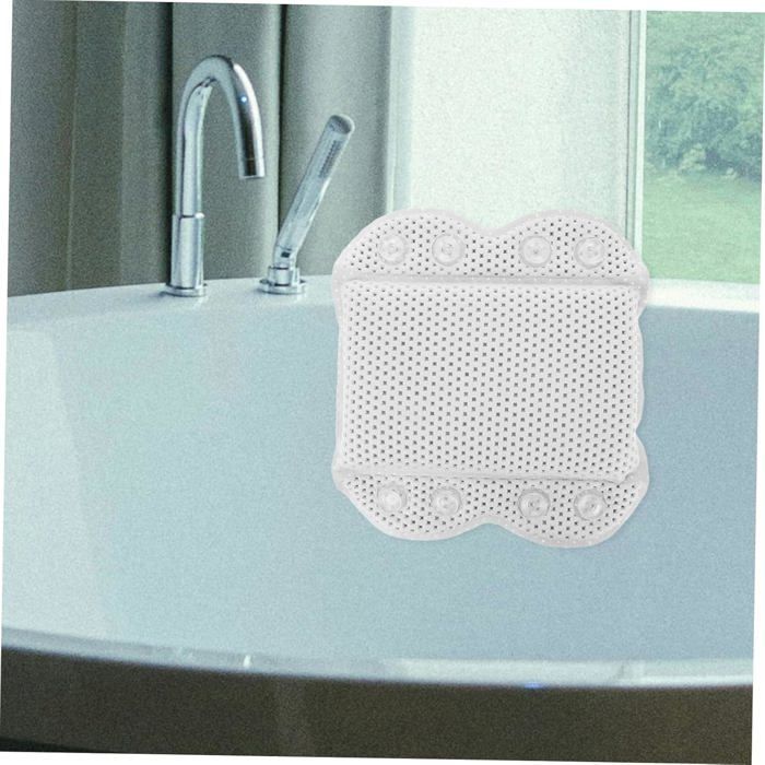 Cuscino da bagno in PVC con supporto per la testa ad alto comfort e antiscivolo, ideale per spa e relax.