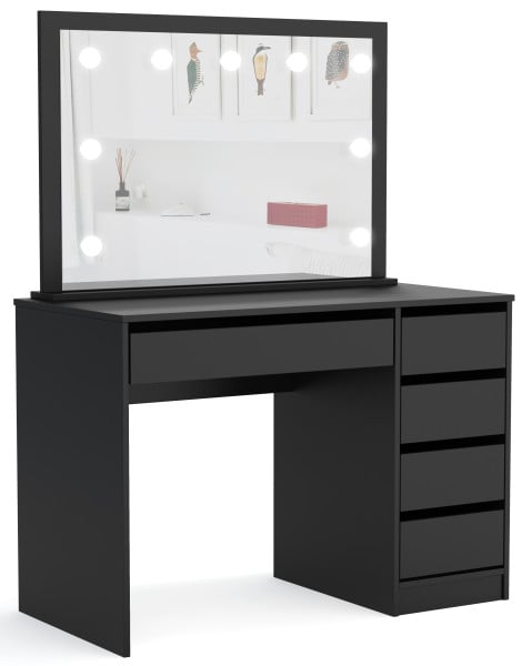 Gregory Bis – Elegancka Toaletka z Lustrem LED Czarny