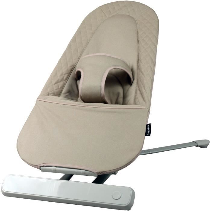 Sedia a dondolo per neonati BAMBISOL Designer - 2 posizioni reclinabili - Dalla nascita fino a 9 kg - Beige