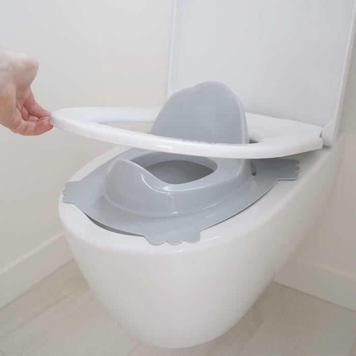 THERMOBABY LUXUS-WC-DECKEL Charm Grau