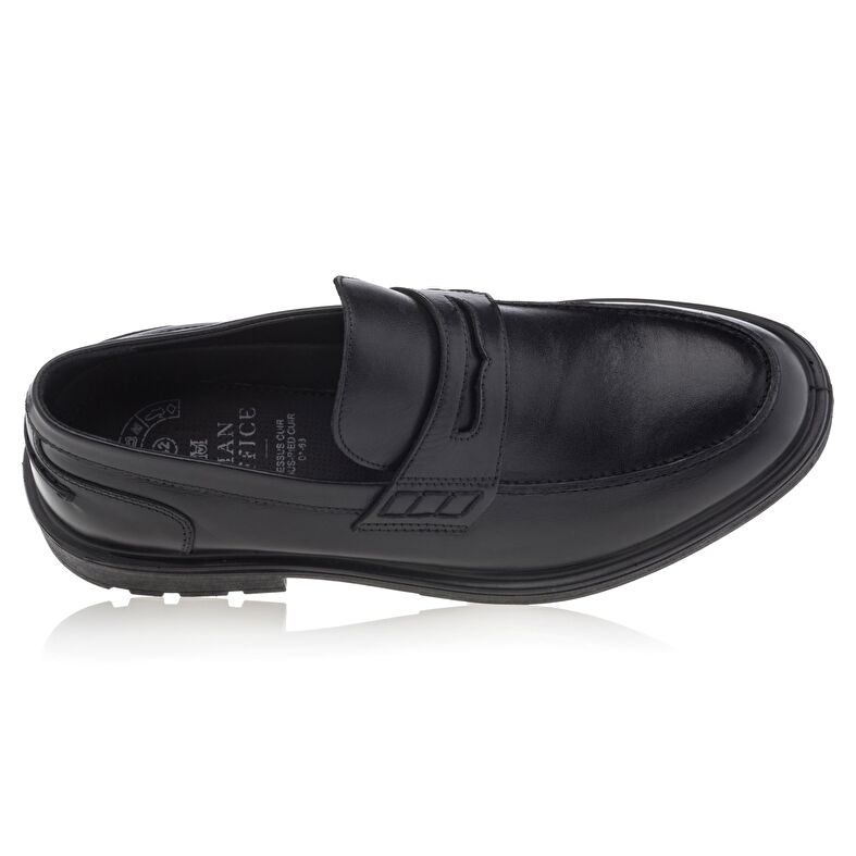 Miesten mustat loaferit/veneilykengät