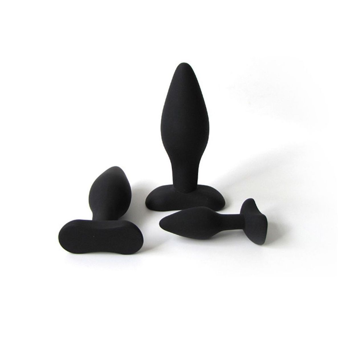Intima Loveball Dreifach-Buttplug-Set – Schwarz