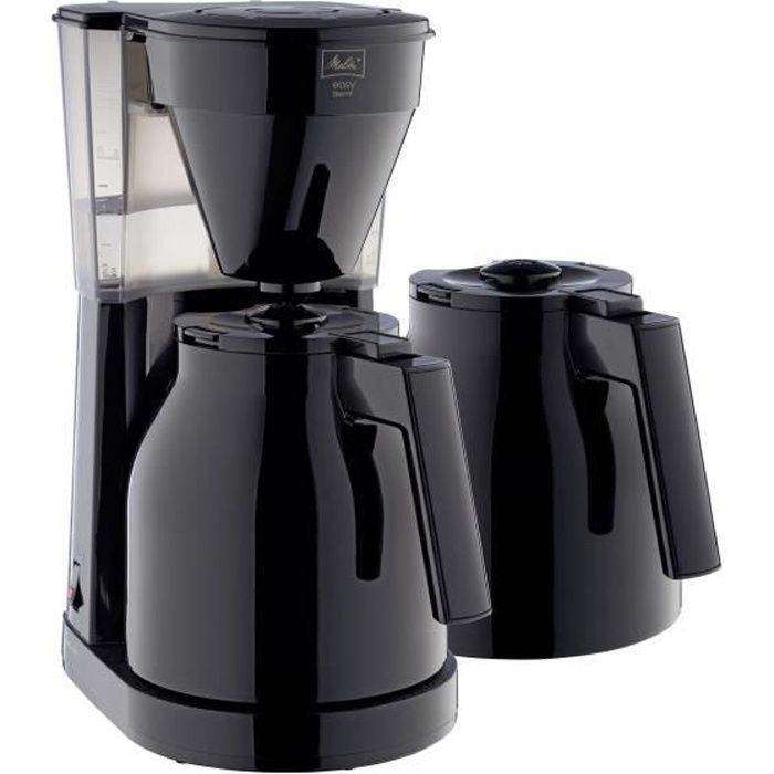 MELITTA Easy Therm II Filter Coffee Maker - 1050 W - 2nd Carafe - Black