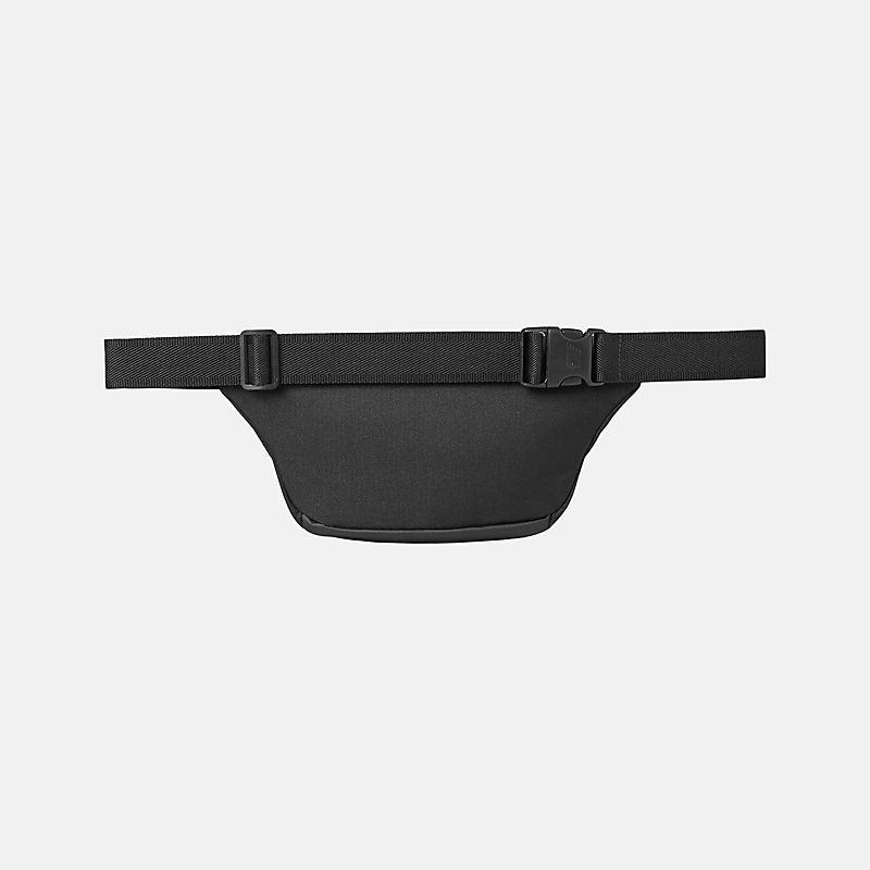 Bolsa de cintura básica tamanho XL unissex - PRETA