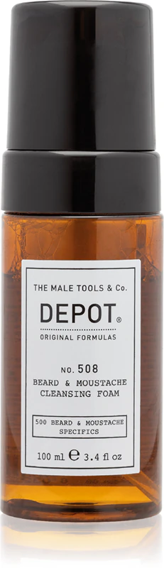 ESPECIFICAÇÕES DO DEPOT 500 PARA BARBA E BIGODE Nº 508 ESPUMA DE LIMPEZA PARA BARBA E BIGODE