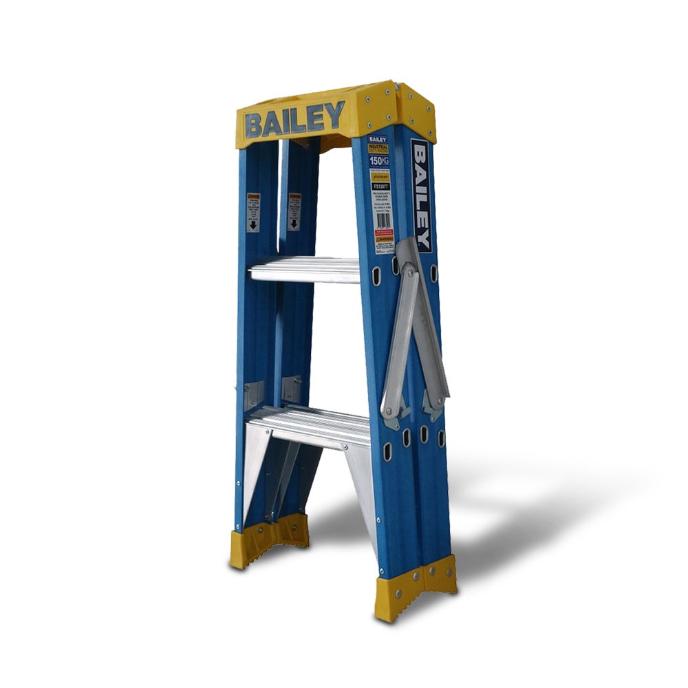 Scară dublă din fibră de sticlă BAILEY Step 3 Pro 0,9 m, 150 kg, FS13977