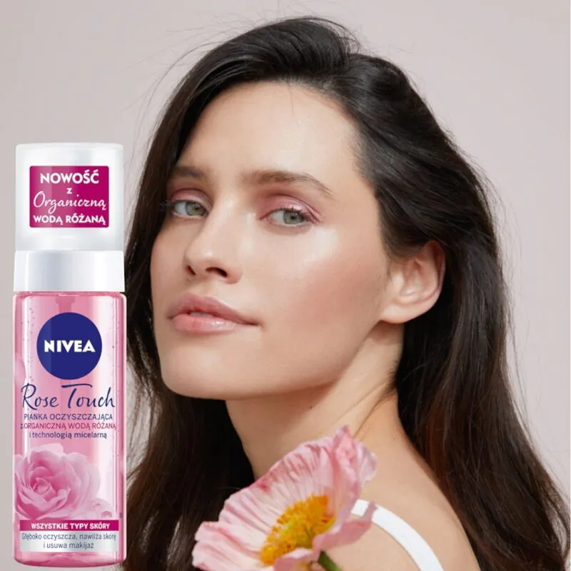 Nivea pianka oczyszczająca Rose Touch