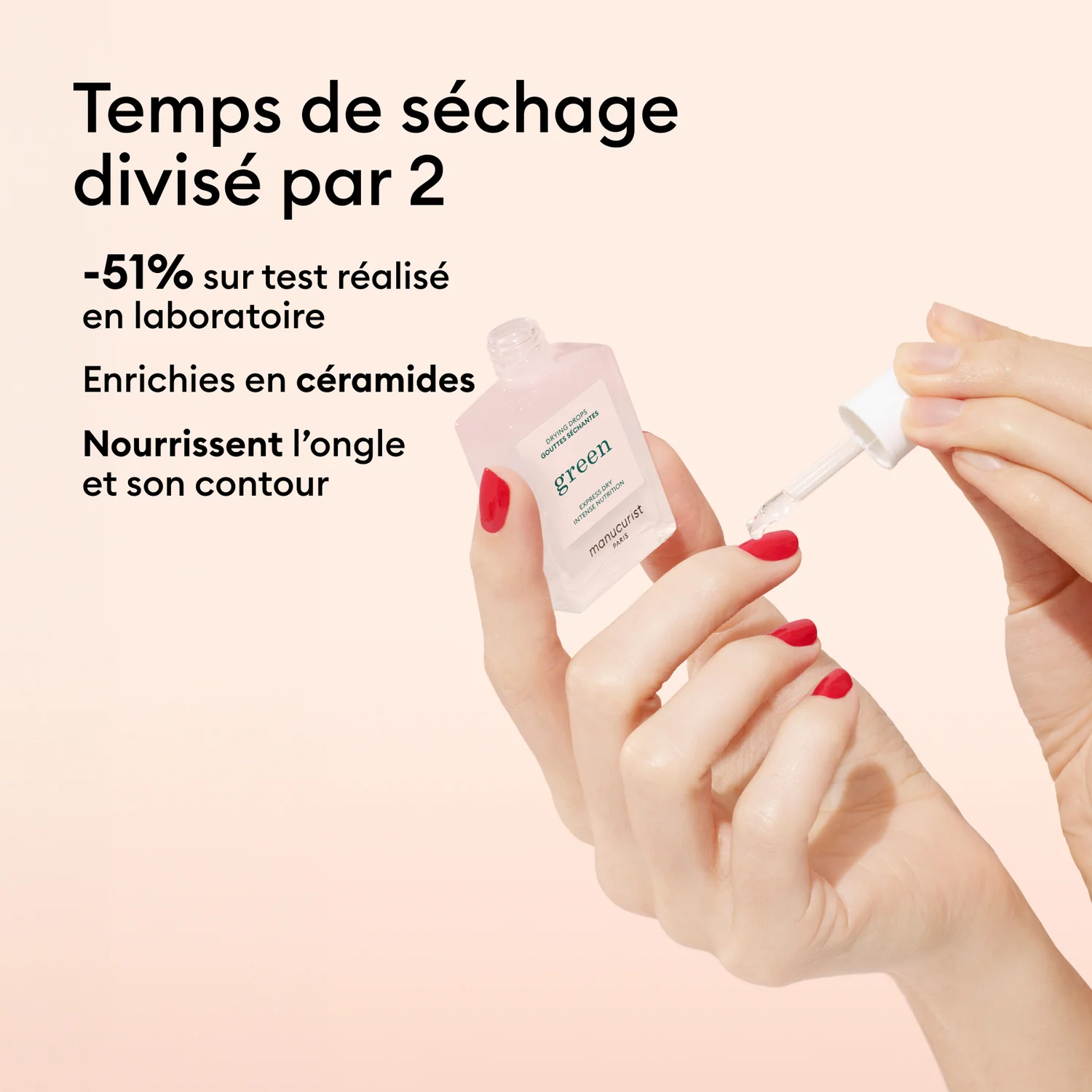Vernis à ongles Green™ - 15 ml Gouttes Séchantes