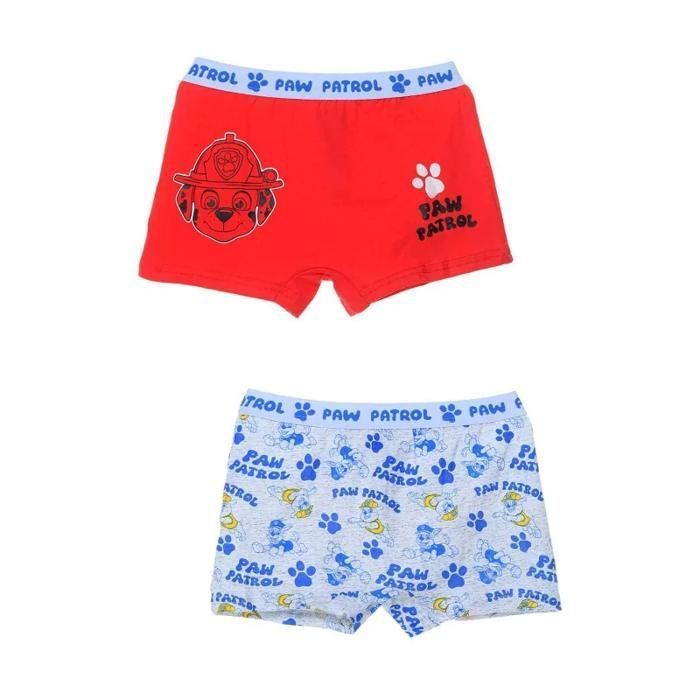 Pack de 4 calzoncillos bóxer de algodón para niño - Patrulla Canina