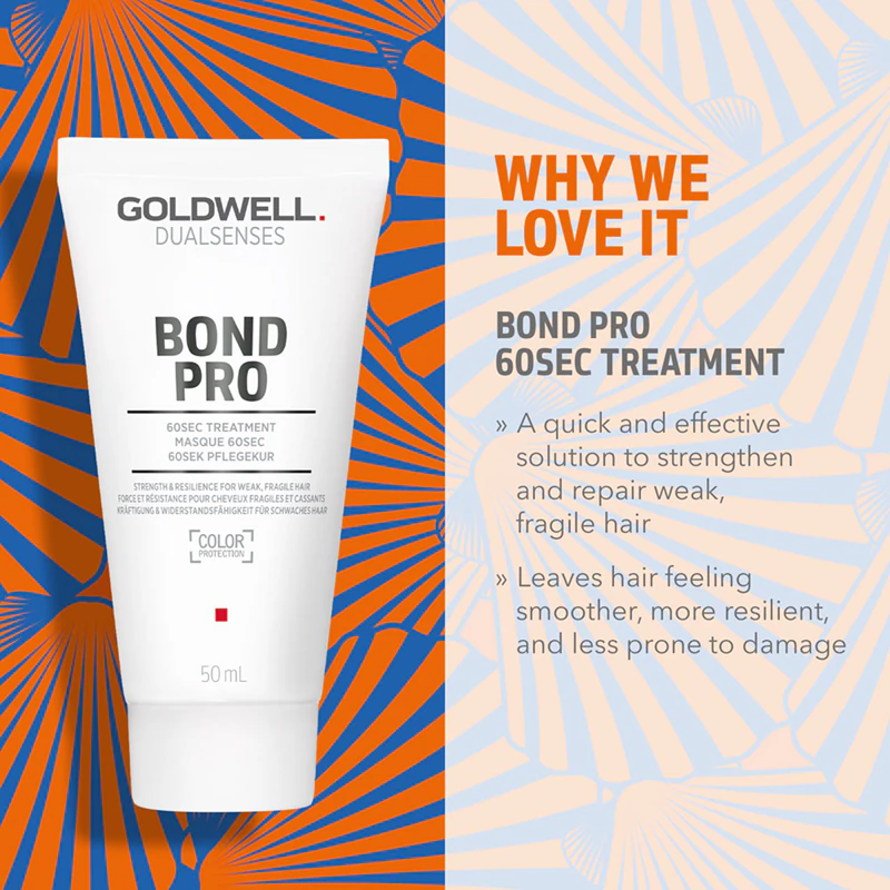 Cestovná sada Goldwell Dualsenses Bond Pro pre slabé a poškodené vlasy