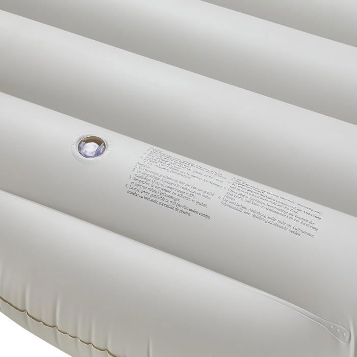 Capa térmica AREBOS para spas de 4 pessoas – PVC durável, isolamento ideal, proteção contra sujeira e resfriamento.