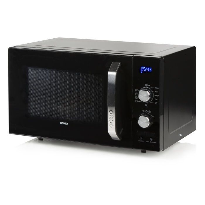 Microondas - DOMO - DO2924 - Negro - 48,5 x 40,8 x 29,3 cm - 23 L - 800 W - Función única - 5 niveles de potencia