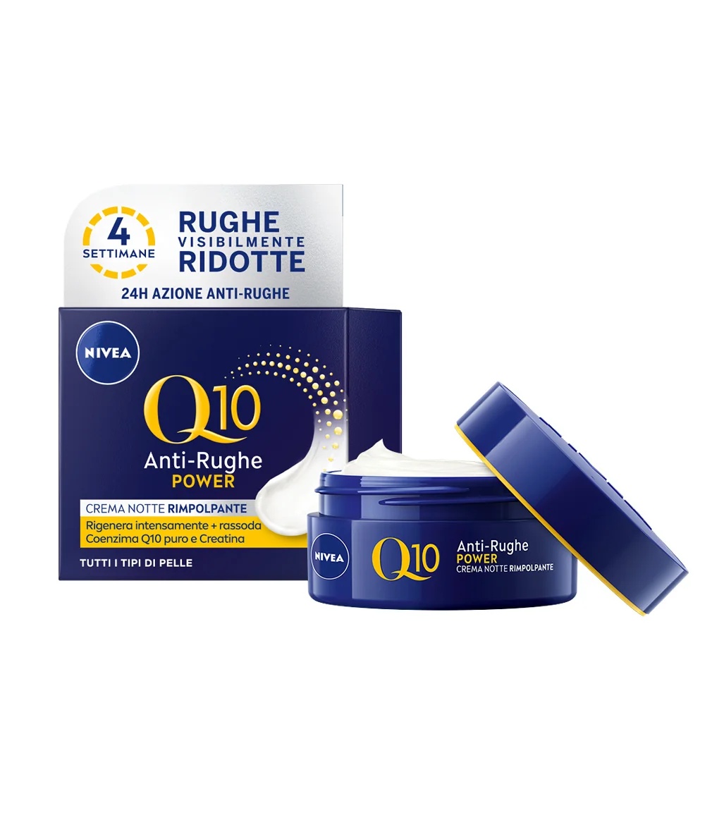 NIVEA Nivea Q10 Power Plumping Νυχτερινή Κρέμα Προσώπου με Αναζωογονητική Δράση