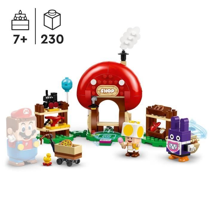 LEGO® 71429 Super Mario Nabbit & Toad's Winkel Uitbreidingsset, Speelgoed voor Kinderen Vanaf 6 Jaar met 2 Minifiguren