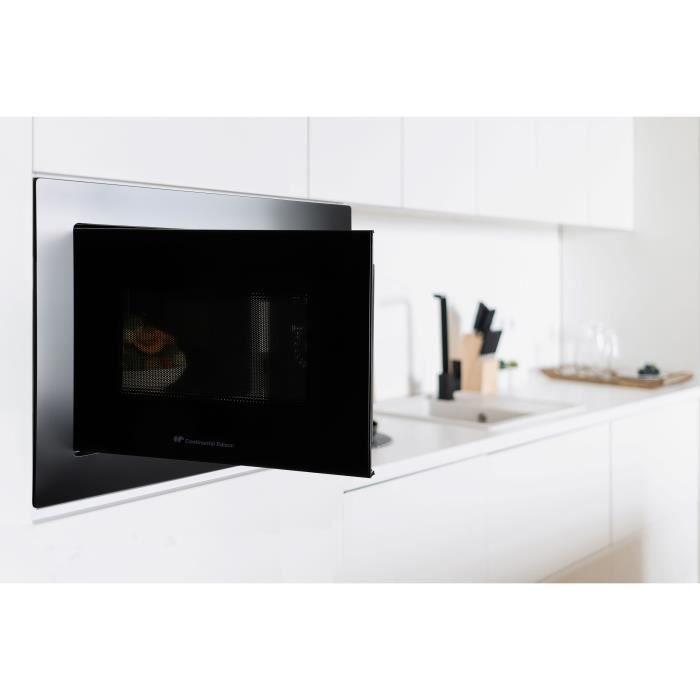 Built-in microwave - CONTINENTAL EDISON - CEMO20EBM2 - 1280 W - W59.5 x H38.5 x D35.3 cm - 20L - Black