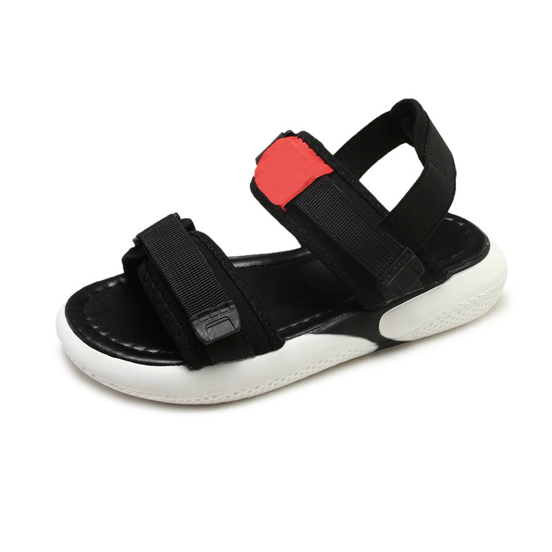 Sandales plates à plateforme tendance été 2021, bout ouvert, fermeture à scratch, chaussures de créateur pour femme