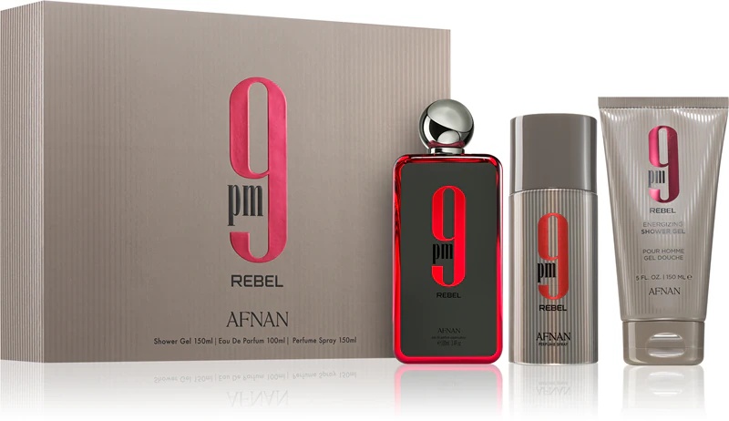 Afnan 9 PM Rebel Unisex dāvanu komplekts