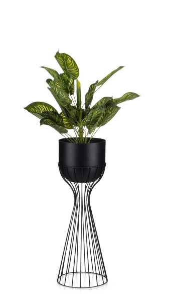 Kwietnik stojący z osłonką 56 cm LOFT metal