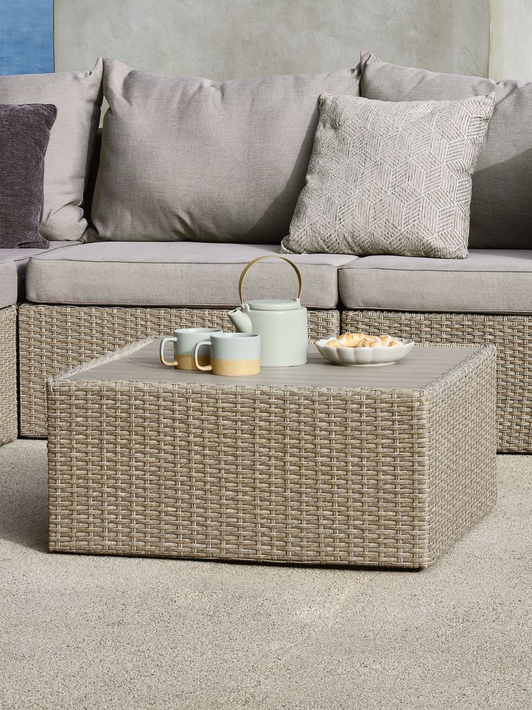 RAVNDRUP modul za odmor RAVNDRUP stol Š70xD70 prirodna boja