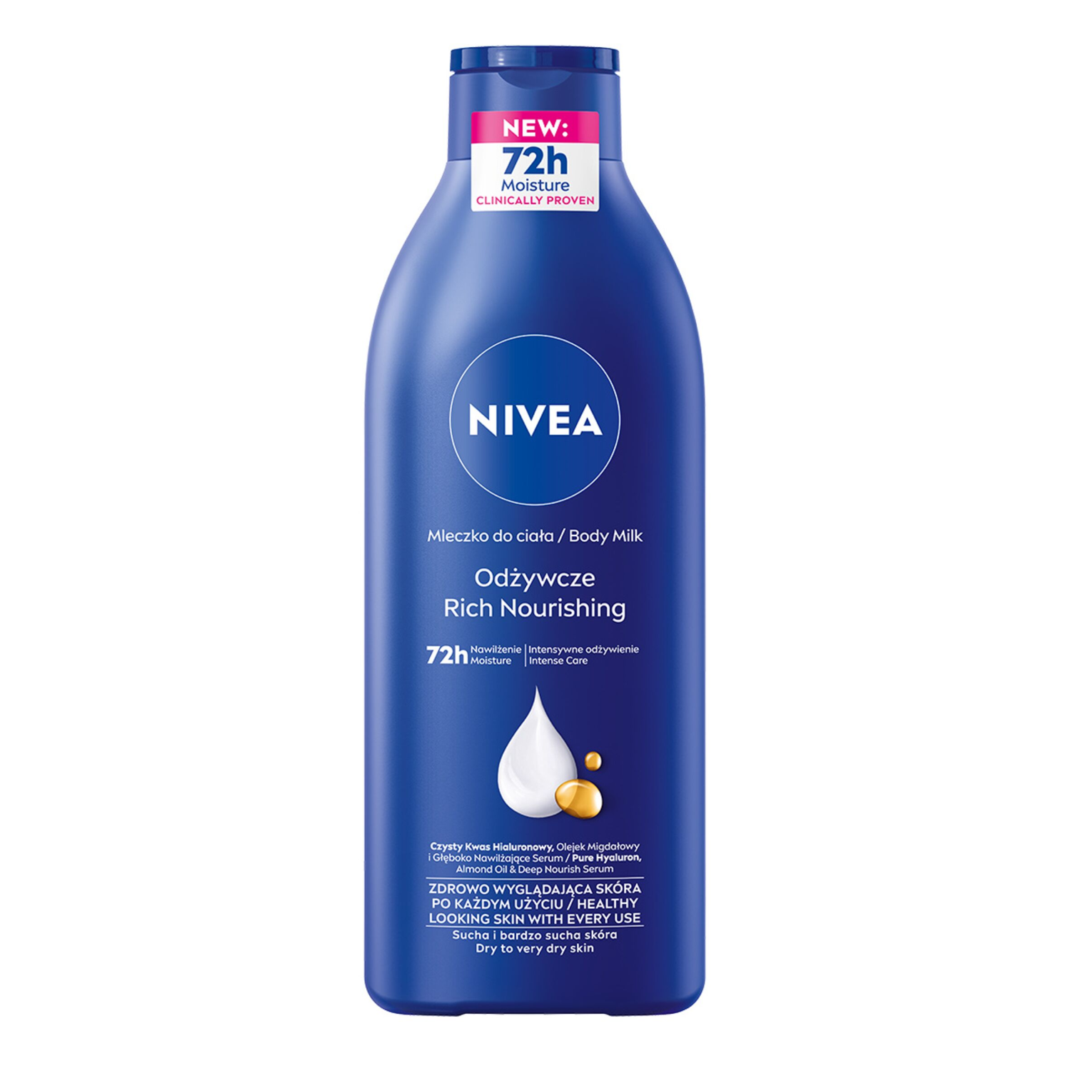 Nivea tělové mléko 400ml Výživné