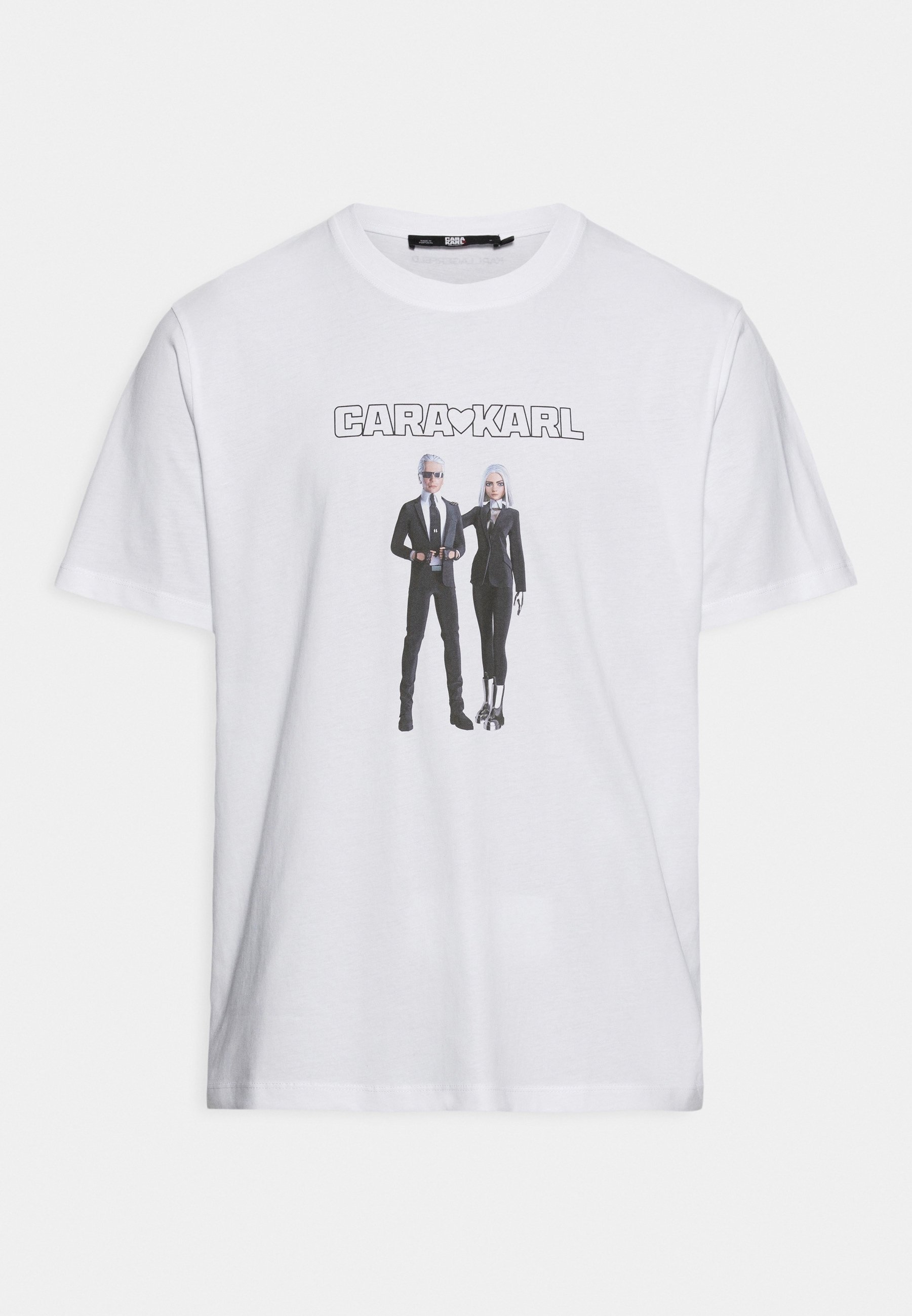 Camiseta estampada KARL LAGERFELD - branca