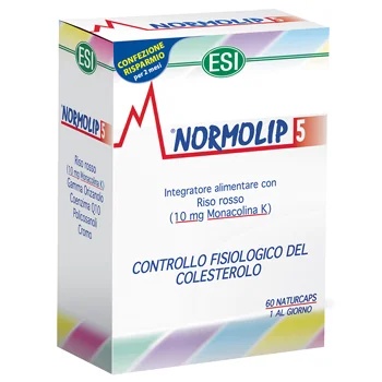 ESI Esi Normolip 5 60 cápsulas Suplemento alimentar com teor de colesterol
