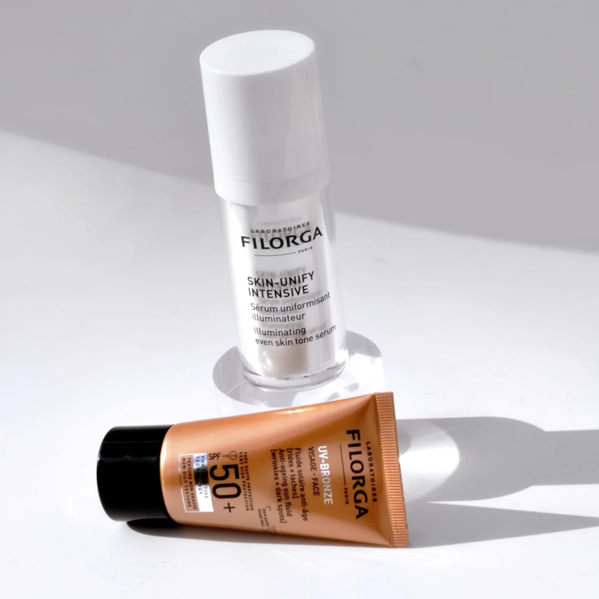 Coffret Filorga Prévention Acné : Sérum et Crème Solaire Skin-Unify 50+