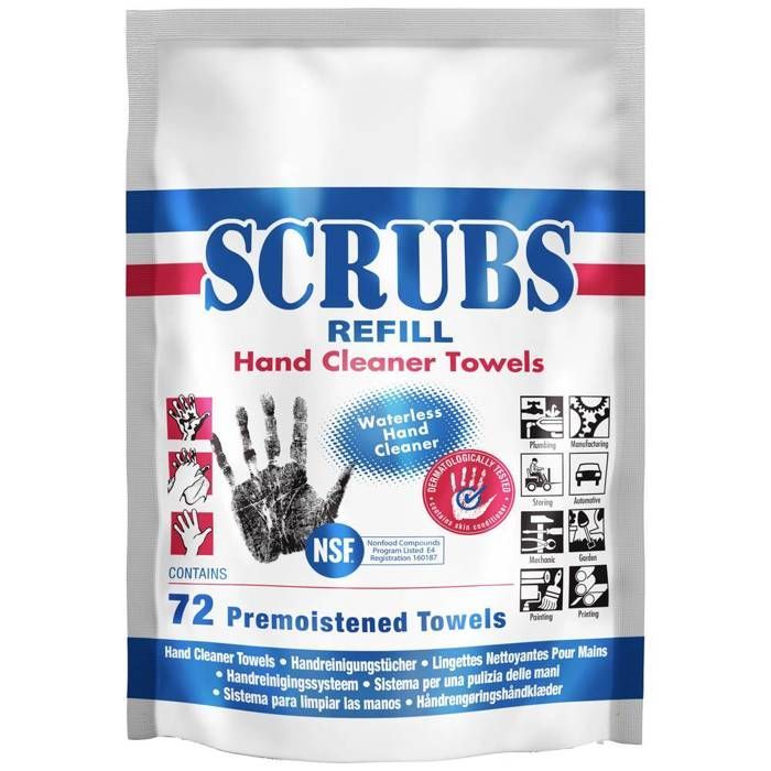 Scrubs Srubs Refill 042270 Lingette pour les mains 72 pc(s)