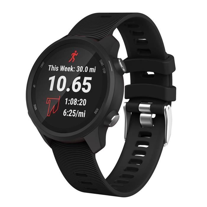 Vervangend zacht siliconen sporthorlogebandje voor Garmin Forerunner 245-245M SJI11964