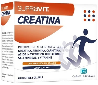 SUPRAVIT Supravit creatina 20 sachês Suplemento energético