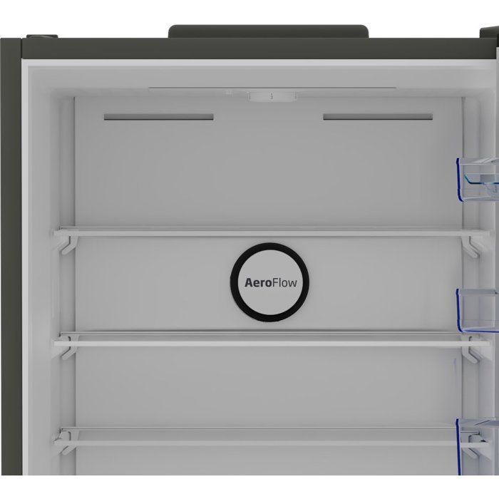 Frigorifero combinato - BEKO - B1RCNE534DG - Grande capacità 475 L - Ventilato - Dispenser d'acqua - Classe energetica E - 187x70,9x59x7 cm - Grigio