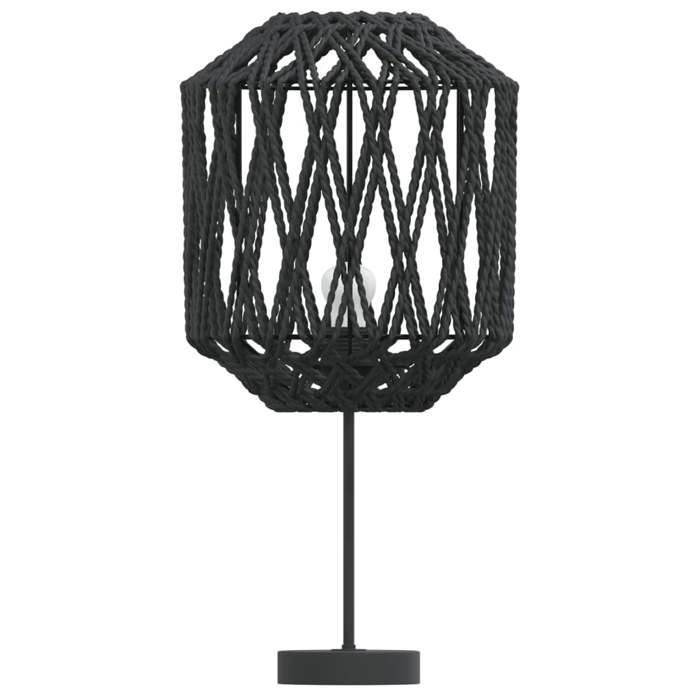 Lampshade - vidaXL - Black - Ø23x28 cm - Iron and Paper