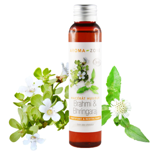 Huile de Brahmi & Bhringaraj BIO (macérât huileux) 100ml