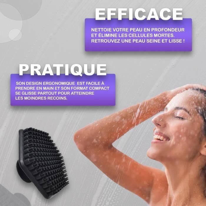 2 cepillos faciales exfoliantes y limpiadores - Para mujeres y hombres - Cuerpo y rostro - Piel sensible - Antibacteriano