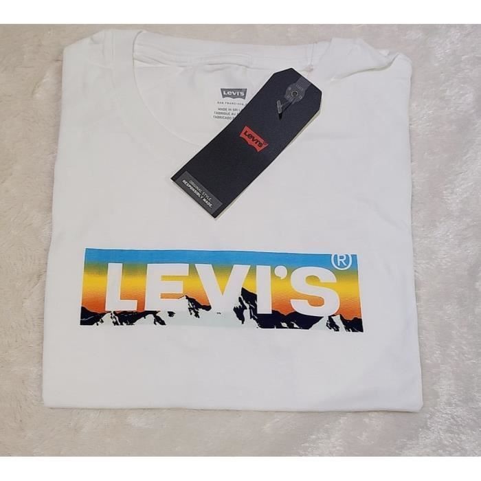 T-shirt Levi's Perfect Logo bianca da donna