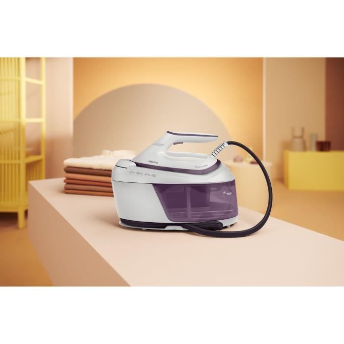 Centrale Vapeur - PHILIPS - PSG6020/30 - PerfectCare Série 6000 - 6.5 bars - 1.8L - Mauve/Blanc