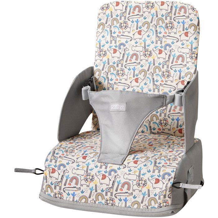 Siège réhausseur - NUBY - Safari - Harnais 3 points - Dès 6 mois - Beige