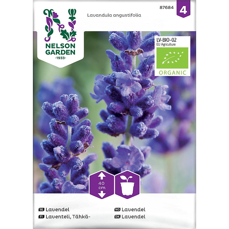Nelson trädgårdsfrön Lavendel ekologiska
