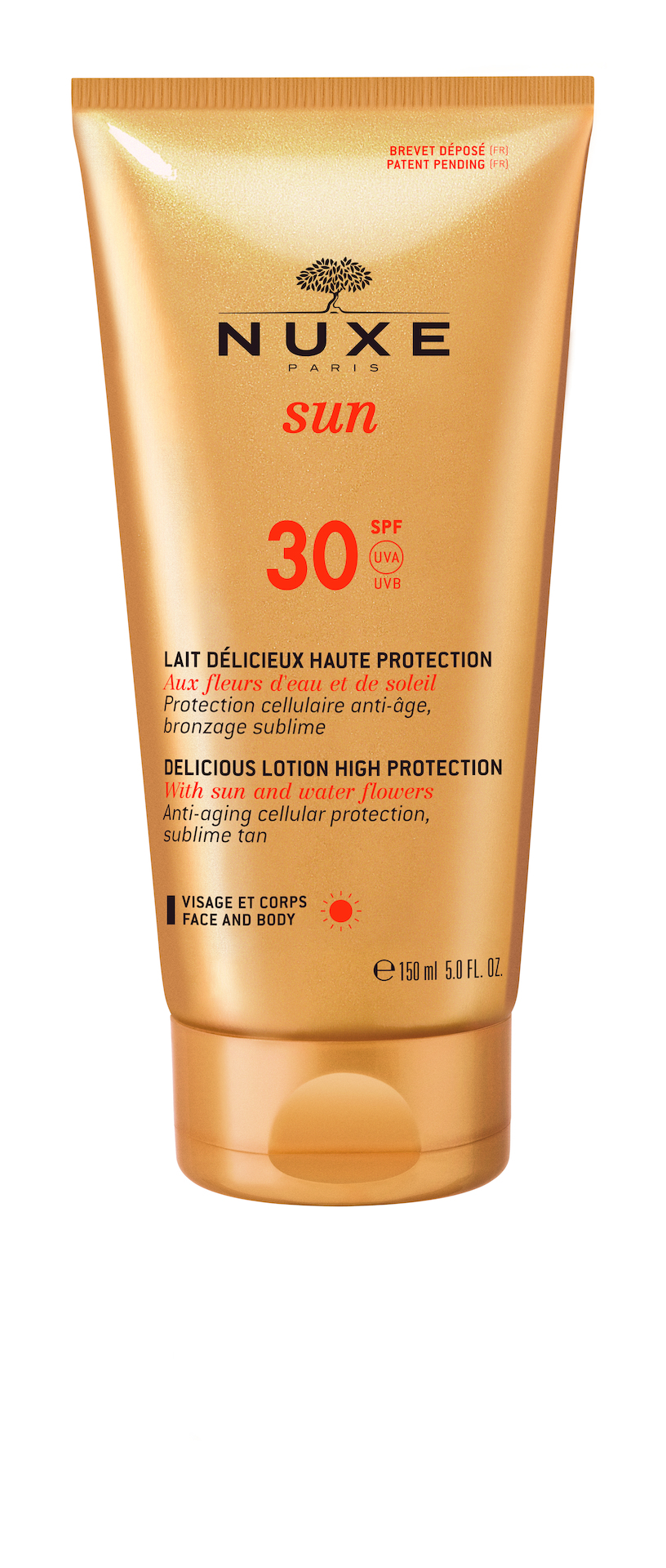 Sun Delicious arc- és testápoló SPF30 150 ml - NUXE