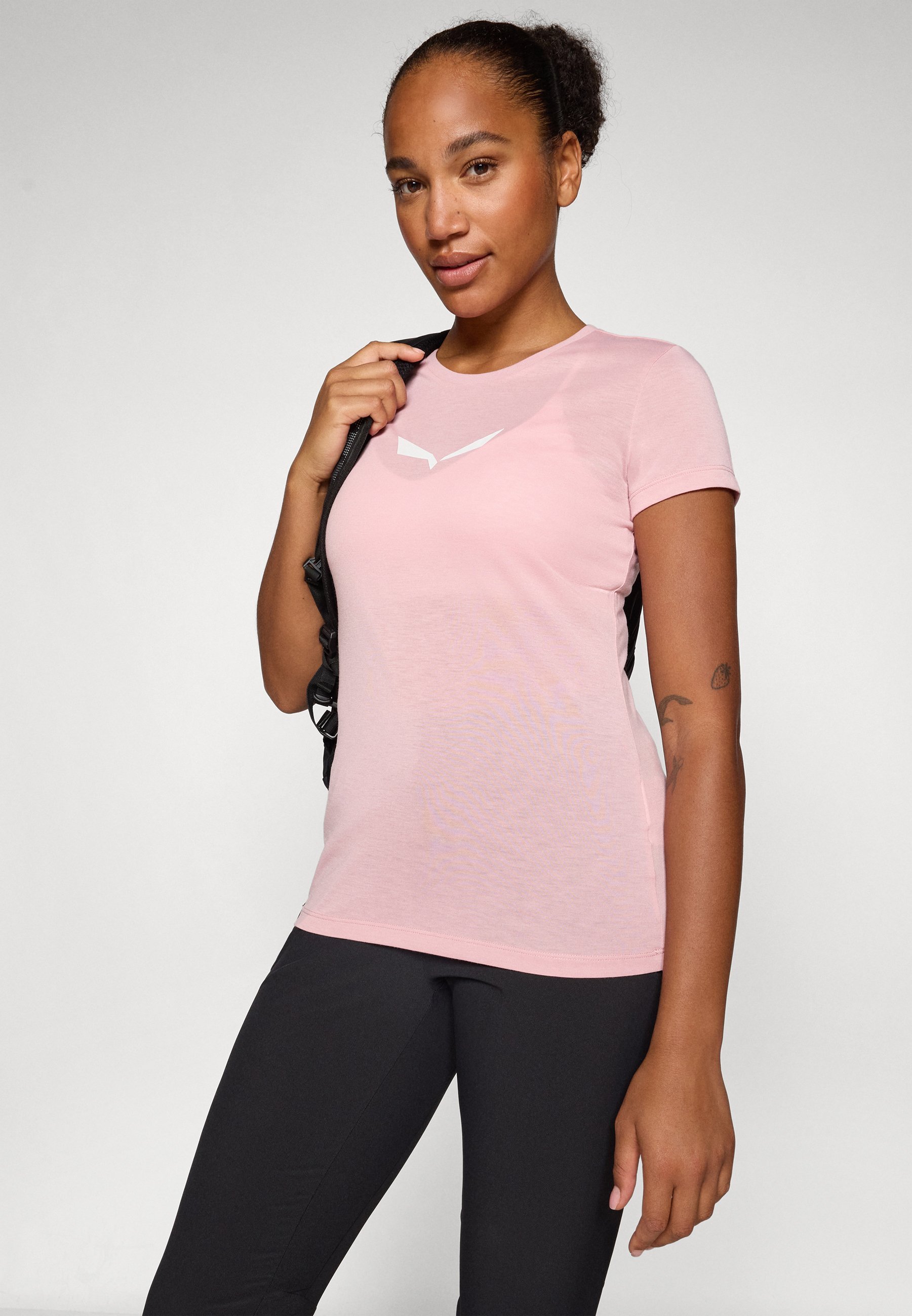 Maglietta Salewa SOLID TEE - T-shirt sportiva - zephyr