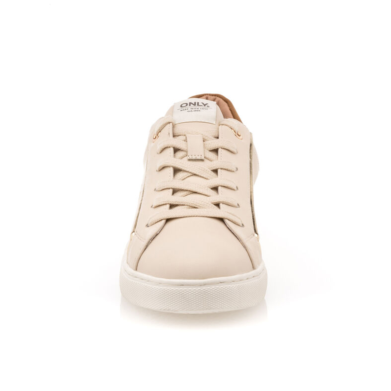 Sneakers / dames beige