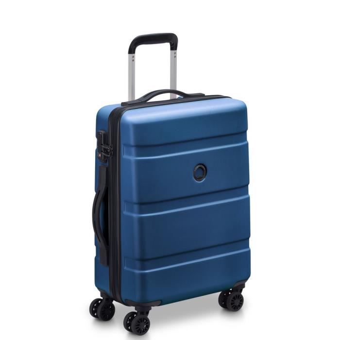 DELSEY PARIS - AIRSHIP 2.0 - Maleta de cabina rígida de 55 cm x 40 cm x 20 cm - 33 L - S - Azul claro