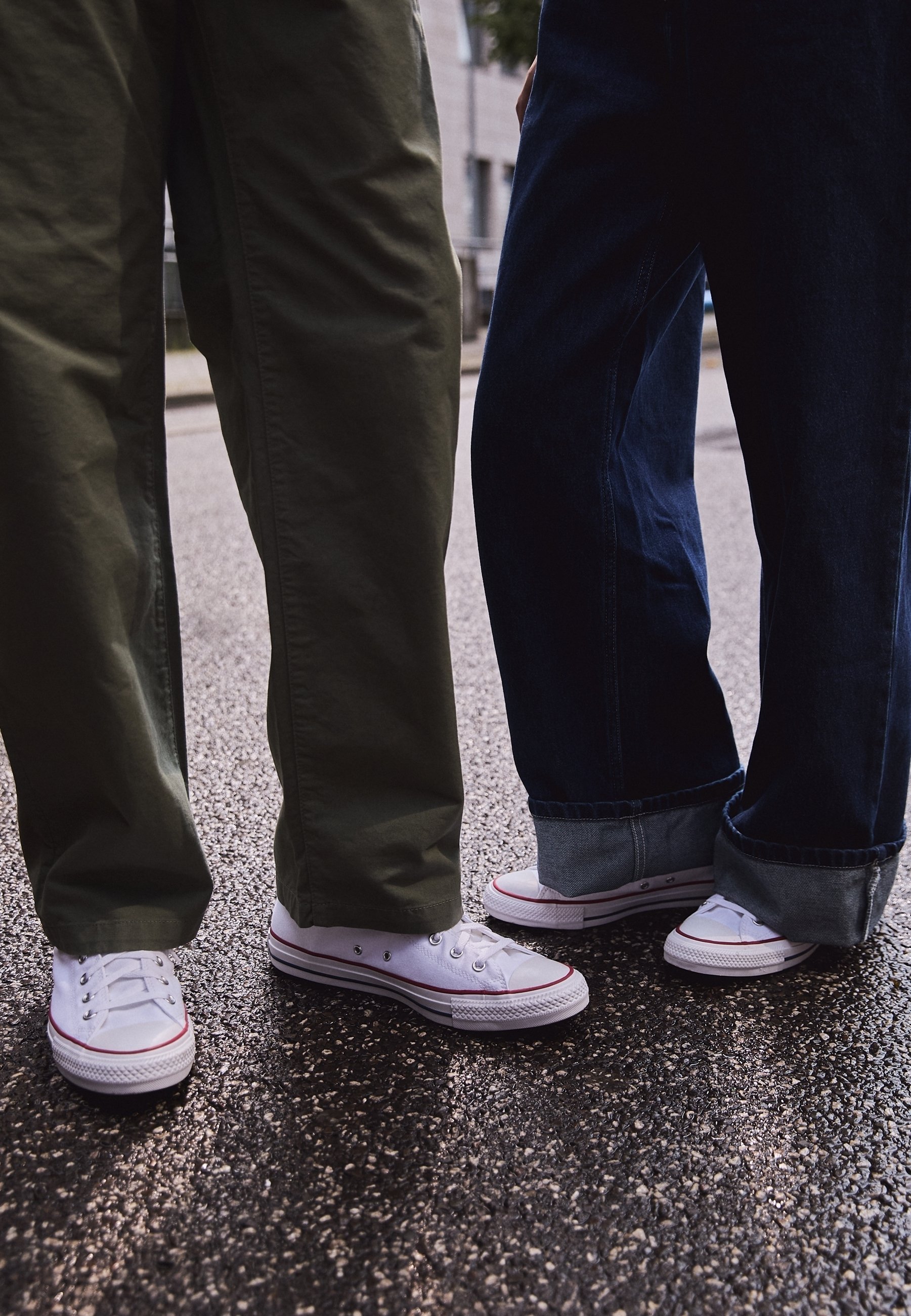 Scarpe da ginnastica Converse alte - bianche