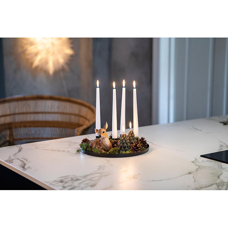 Vie Home Figurlys juletre 10 cm 11 timer grønt