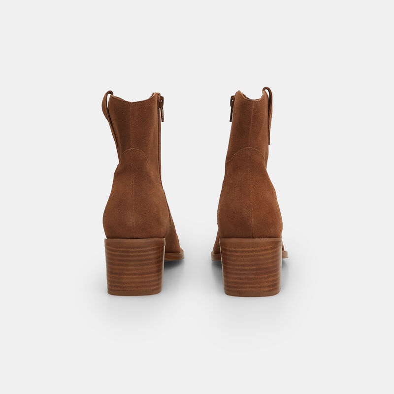 Damskie skórzane kowbojskie buty