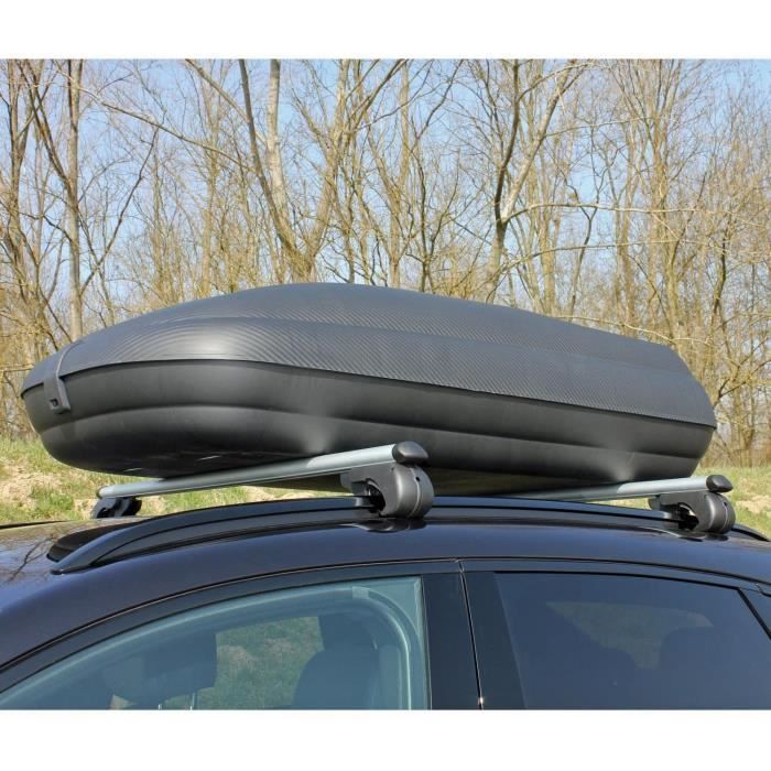BA320 Cofre de techo con cerradura 320 l Aspecto de carbono Negro