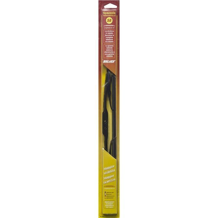 Escobilla limpiaparabrisas de arranque, individual, tamaño 58 cm, universal para coches.